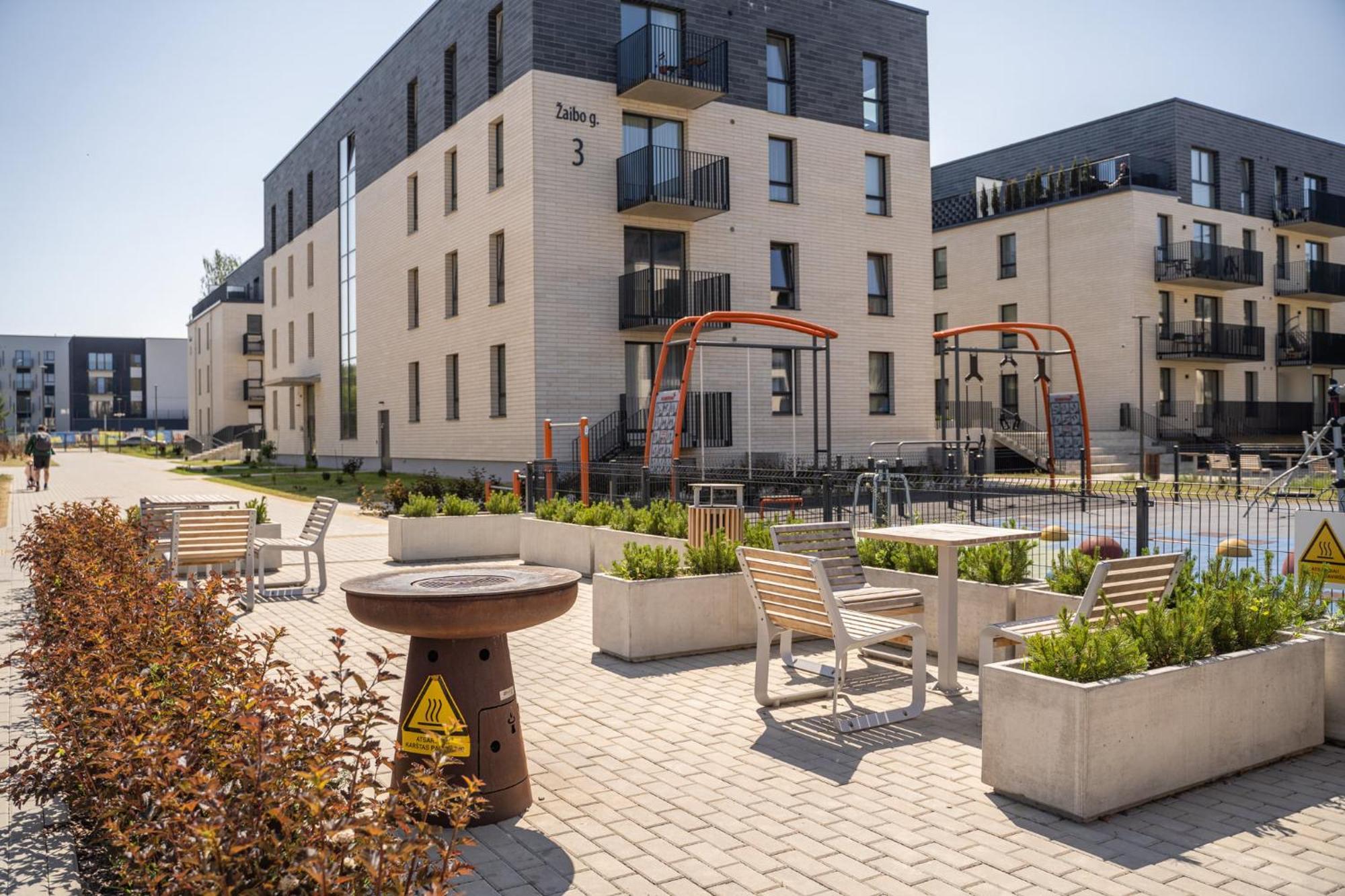 Lazdyneliu Vingis, Free Underground Parking, Long Stays Welcome VNO Eksteriør billede
